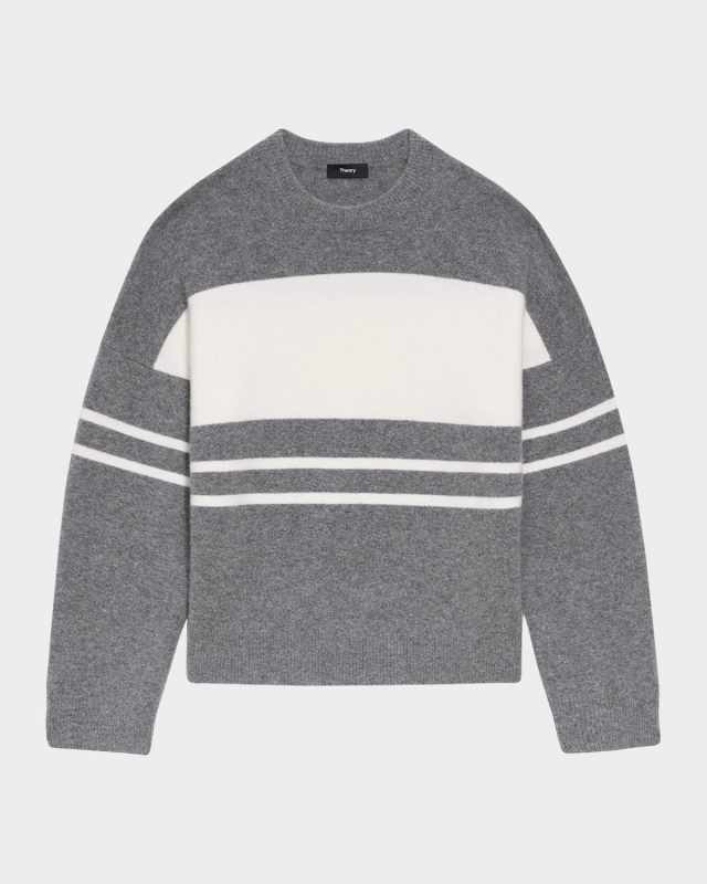 Colorblock Wool Sweat